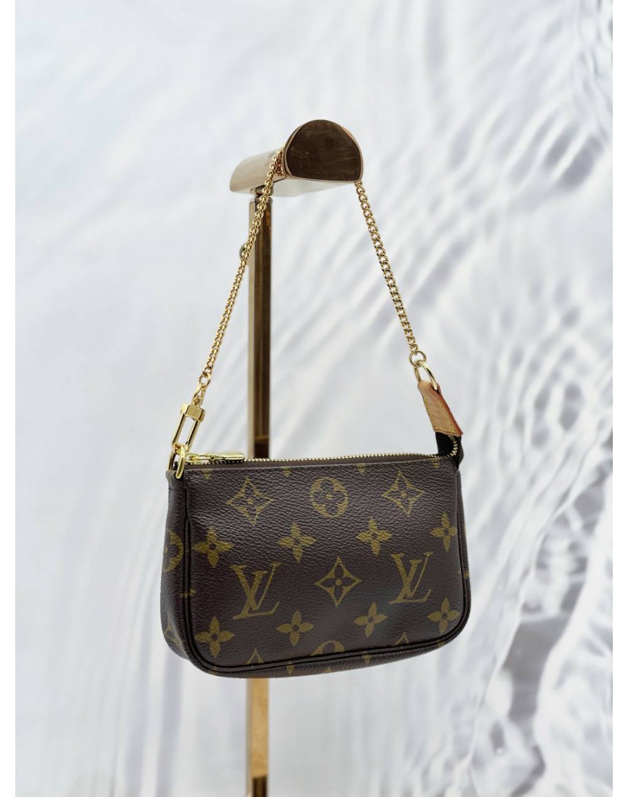 LOUIS VUITTON MINI POCHETTE MONOGRAM CANVAS POUCH